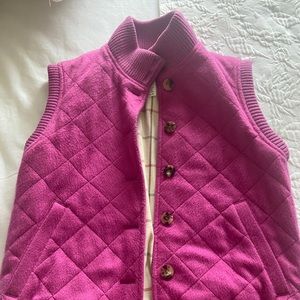 100% Italian cashmere women’s quilted vest